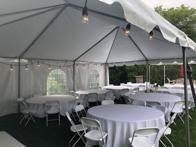 20x30 Frame Tent - A.I.M chicago tent rental